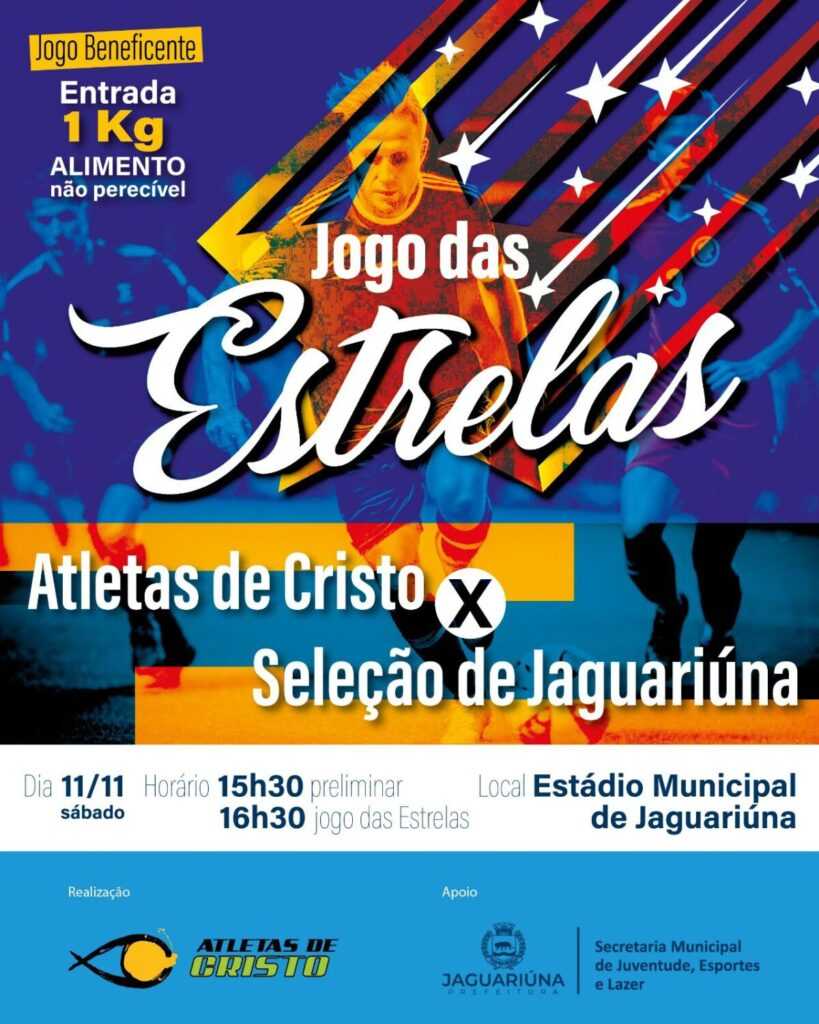 SÁBADO TEM ‘JOGO DAS ESTRELAS’ NO ESTÁDIO MUNICIPAL DE JAGUARIÚNA sabado-tem-‘jogo-das-estrelas’-no-estadio-municipal-de-jaguariuna