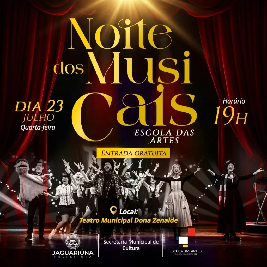 Jaguariúna recebe espetáculo “Noite dos Musicais” com alunos da Escola das Artes jaguariuna-recebe-espetaculo-“noite-dos-musicais”-com-alunos-da-escola-das-artes
