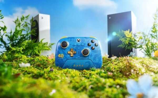 games:-apos-layoffs,-microsoft-celebra-os-40-anos-da-rare-com-novo-controle