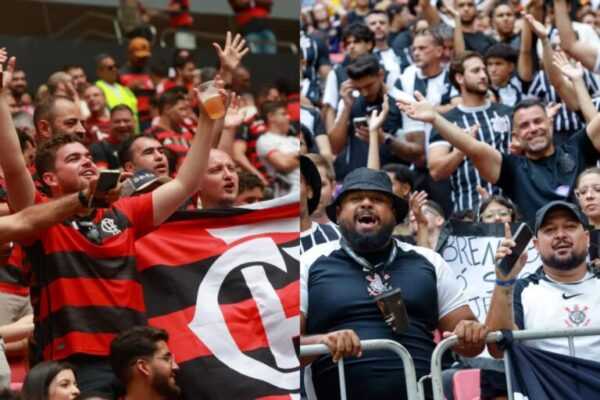 supercopa:-confira-a-festa-dos-torcedores-nas-arquibancadas-do-estadio.-veja-video