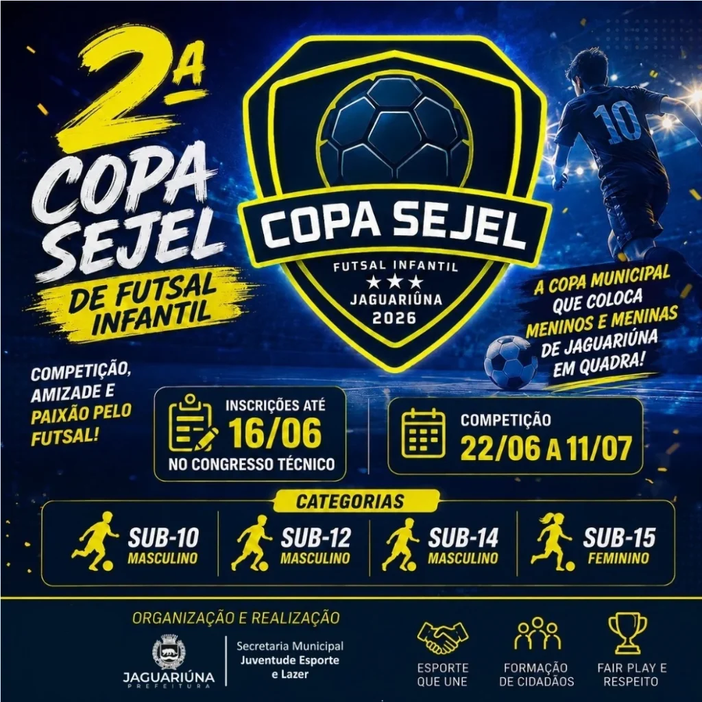 prefeitura-de-jaguariuna-abre-inscricoes-para-a-2a-copa-sejel-de-futsal-infantil