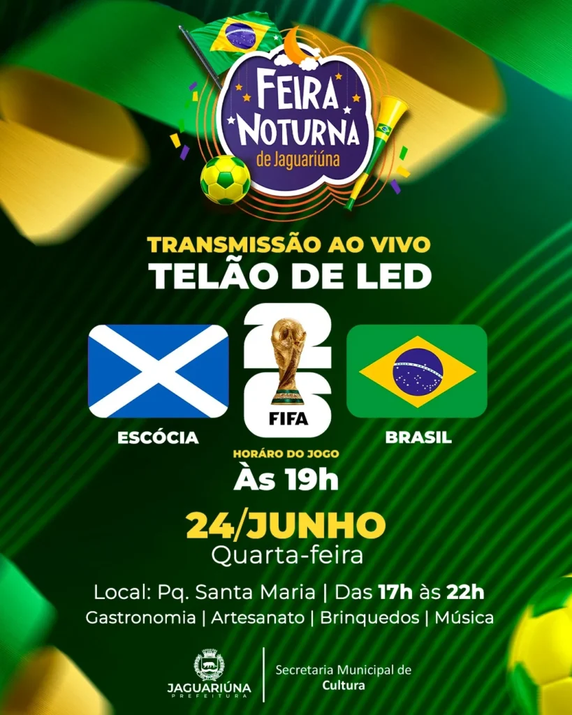 Feira Noturna exibe Brasil e Escócia nesta quarta em Jaguariúna feira-noturna-exibe-brasil-e-escocia-nesta-quarta-em-jaguariuna