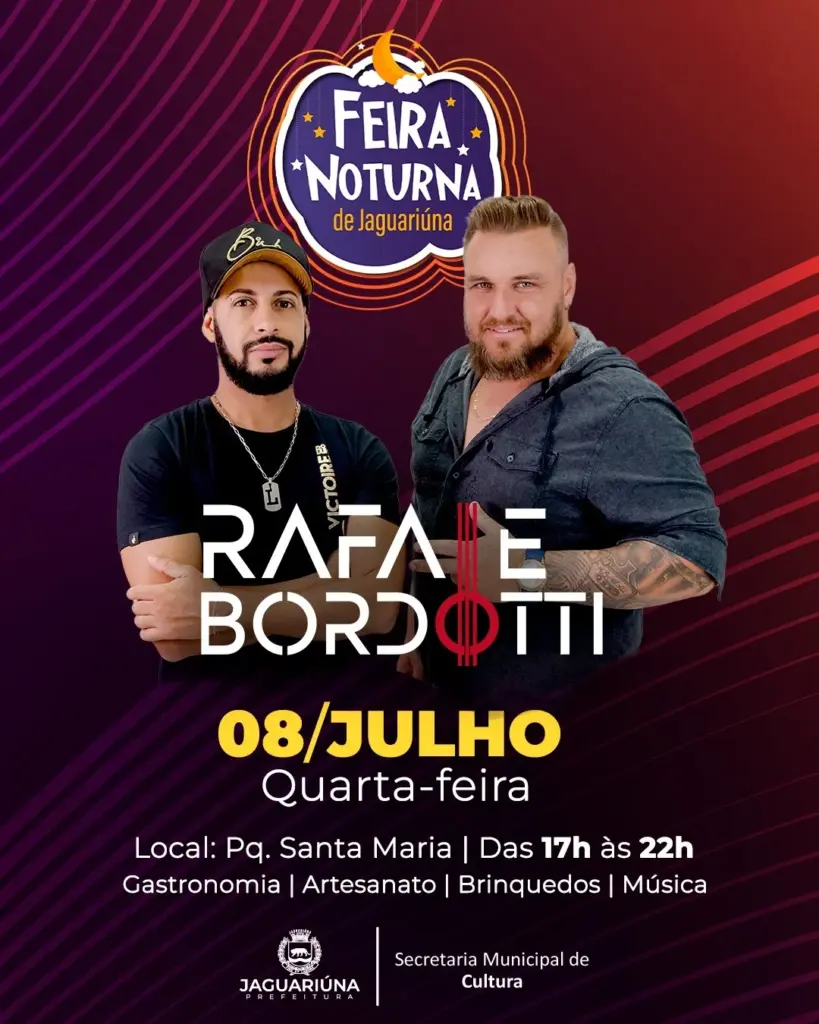 Feira Noturna de Jaguariúna realiza-se quarta-feira agora no Parque Santa Maria feira-noturna-de-jaguariuna-acontece-nesta-quarta-feira-no-parque-santa-maria