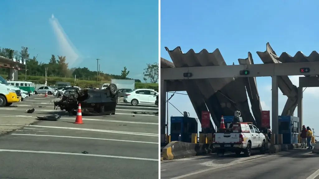Motorista morre depois de carro atingir praça de pedágio e capotar na SP-340 motorista-morre-apos-carro-atingir-praca-de-pedagio-e-capotar-na-sp-340