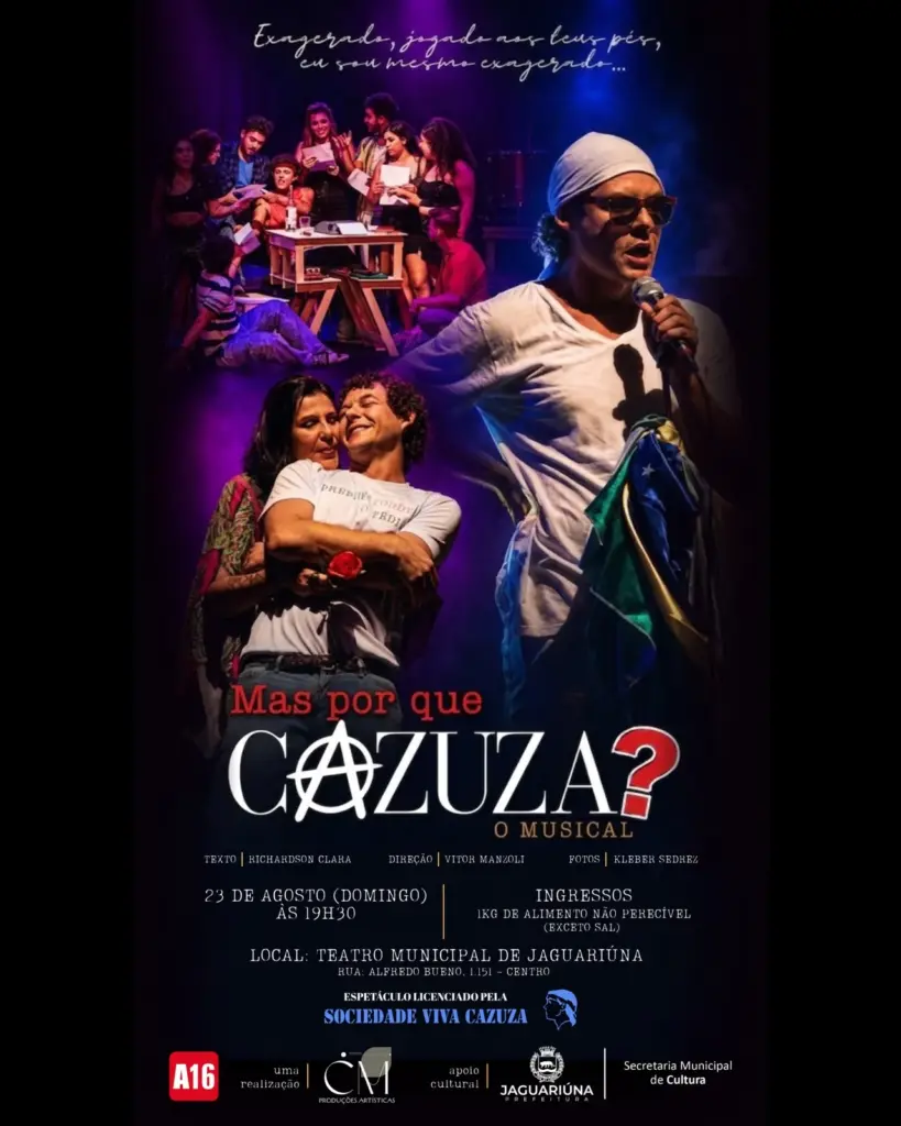 musical-sobre-cazuza-chega-ao-teatro-municipal-de-jaguariuna-neste-domingo